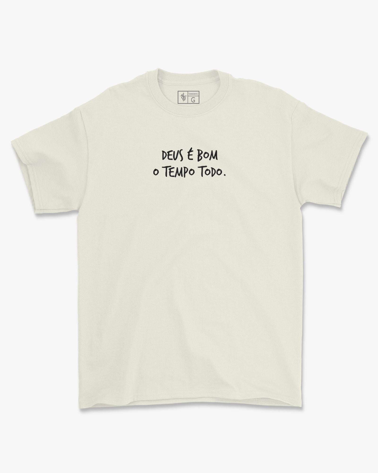 Camiseta de Algodão Deus É bom