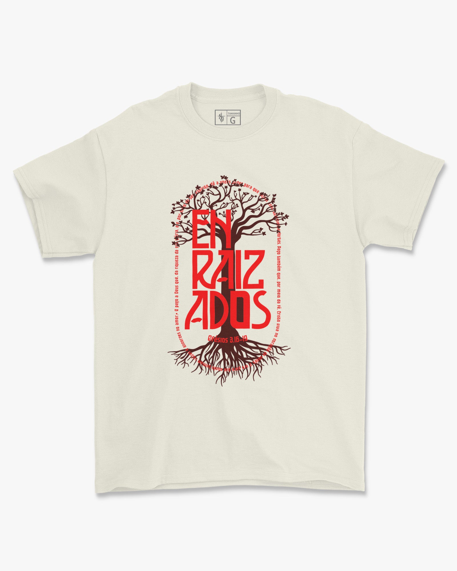 Camiseta de Algodão Enraizados