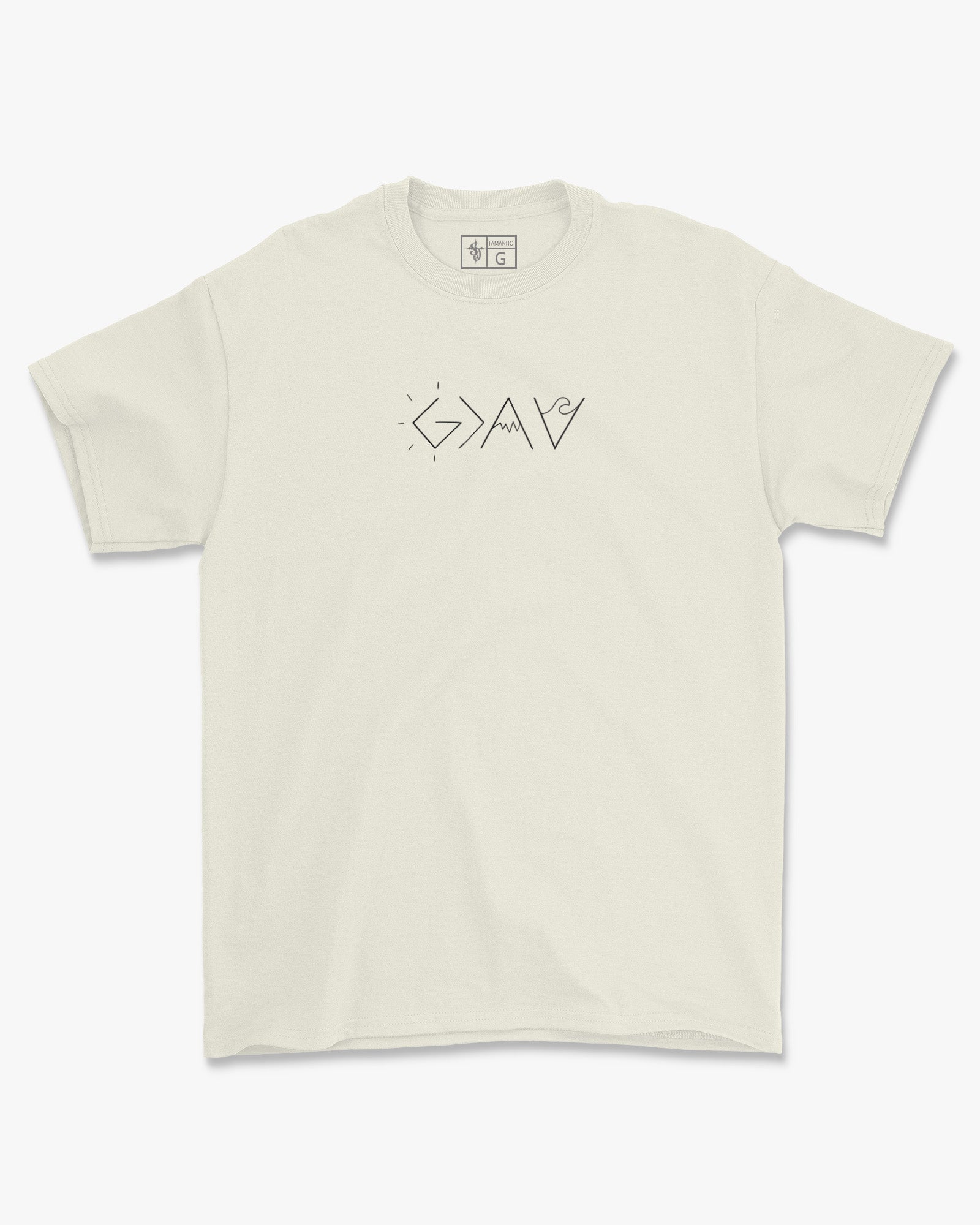 Camiseta de Algodão Deus É Maior Que Altos E Baixos