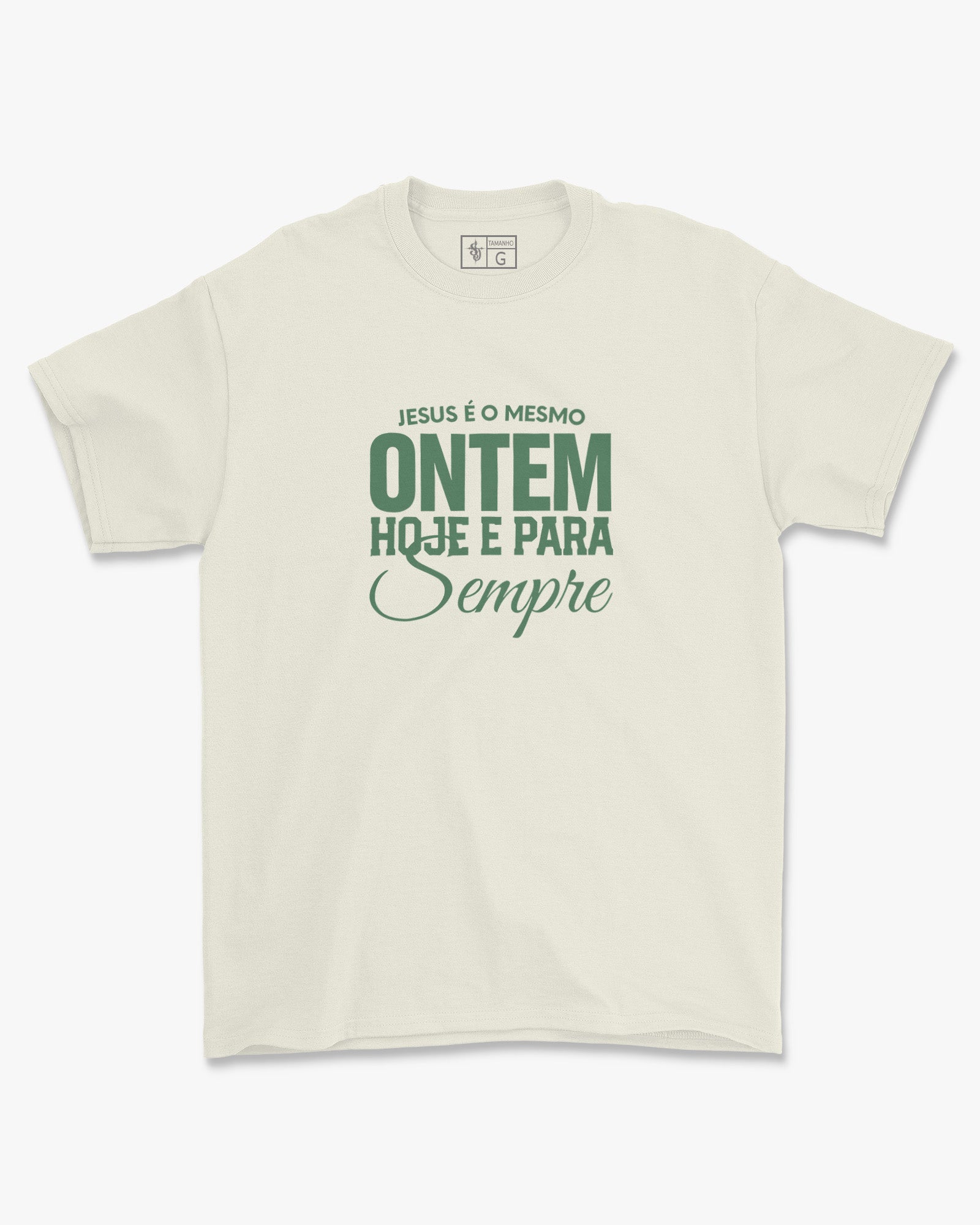Camiseta de Algodão Jesus É O Mesmo