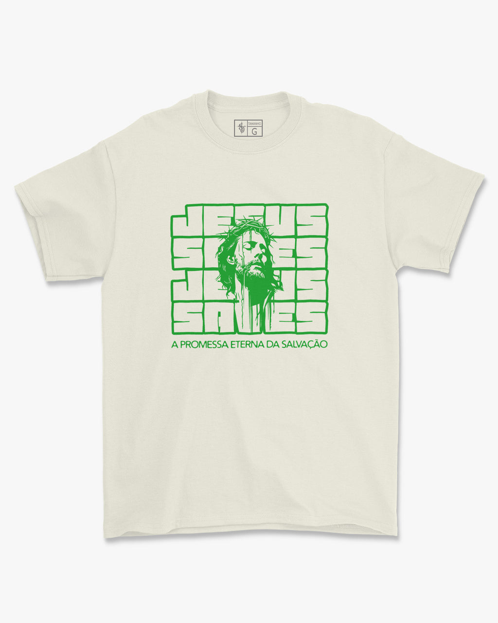 Camiseta de Algodão Jesus Saves
