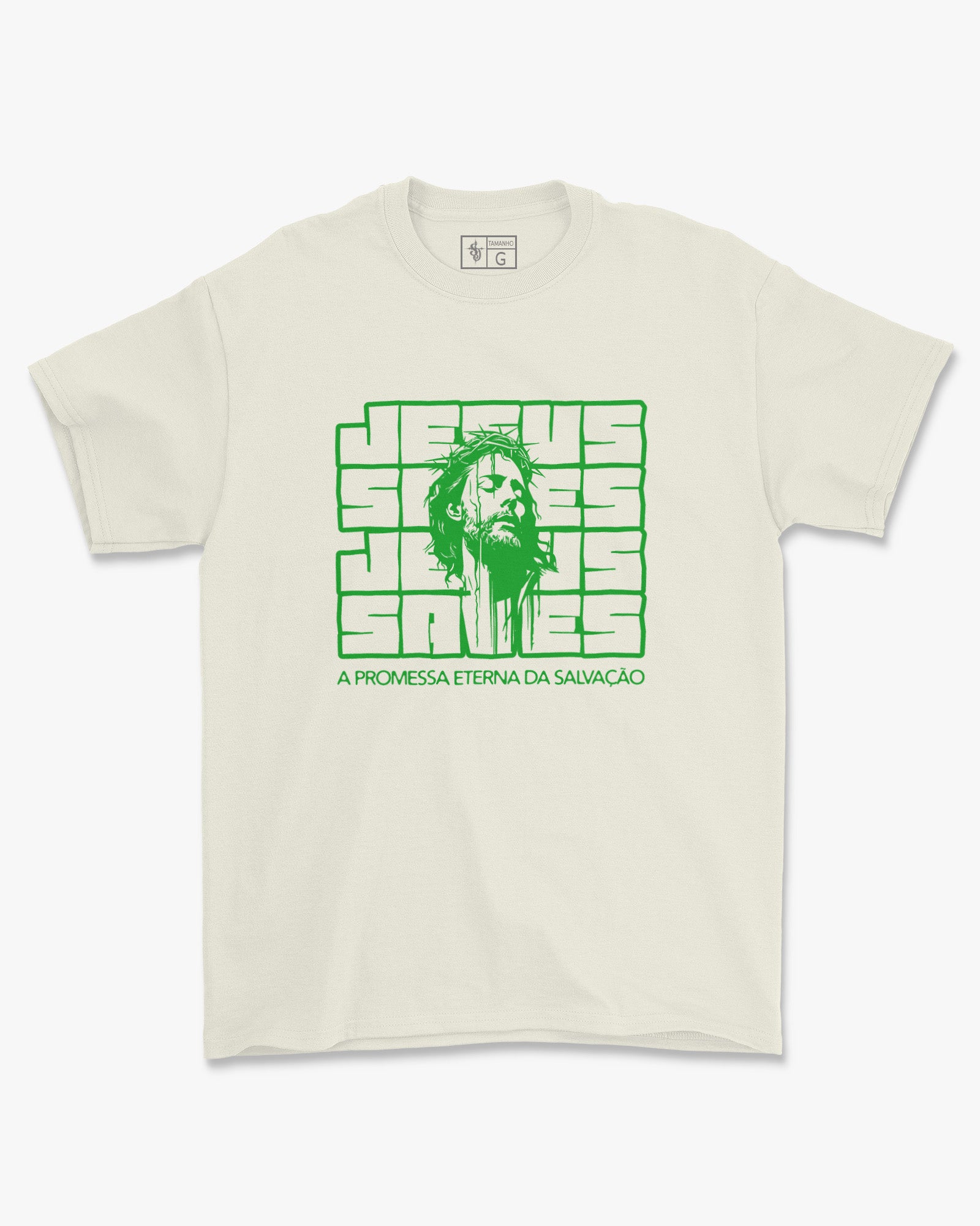Camiseta de Algodão Jesus Saves