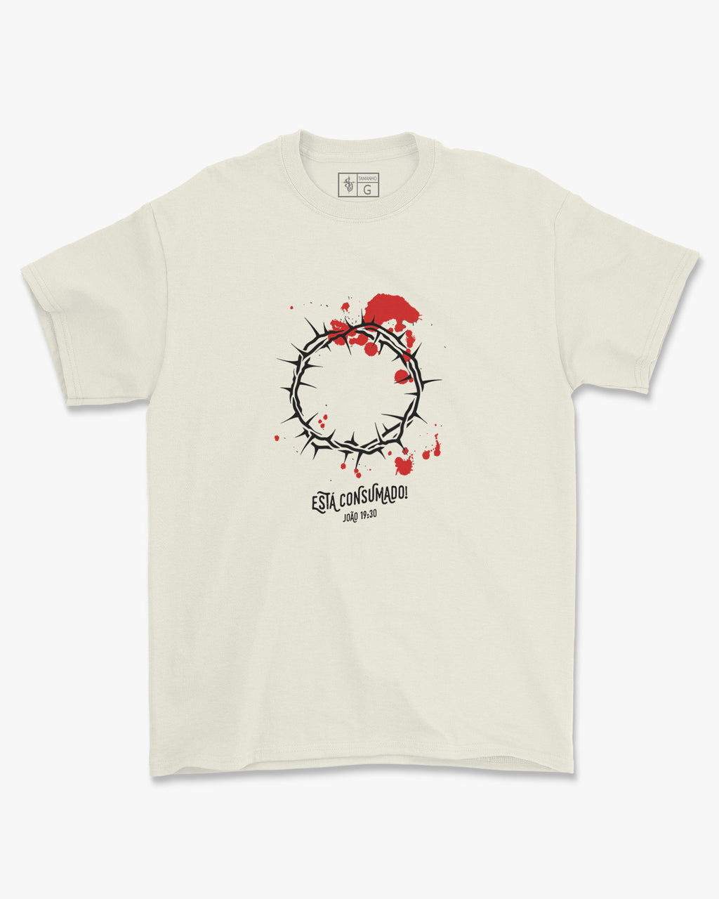 Camiseta de Algodão Esta Consumado