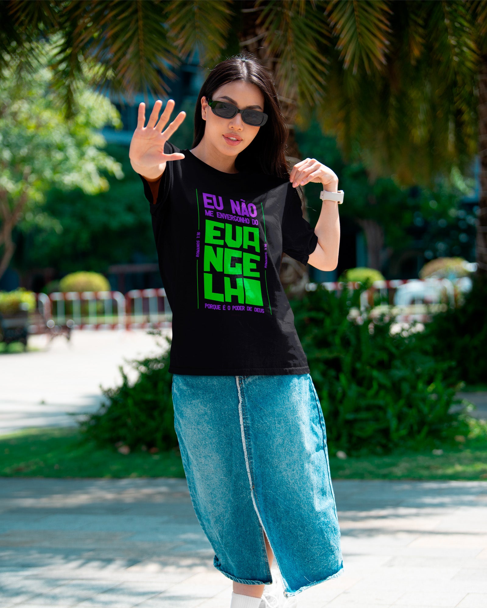 Camiseta de Algodão Evangelho