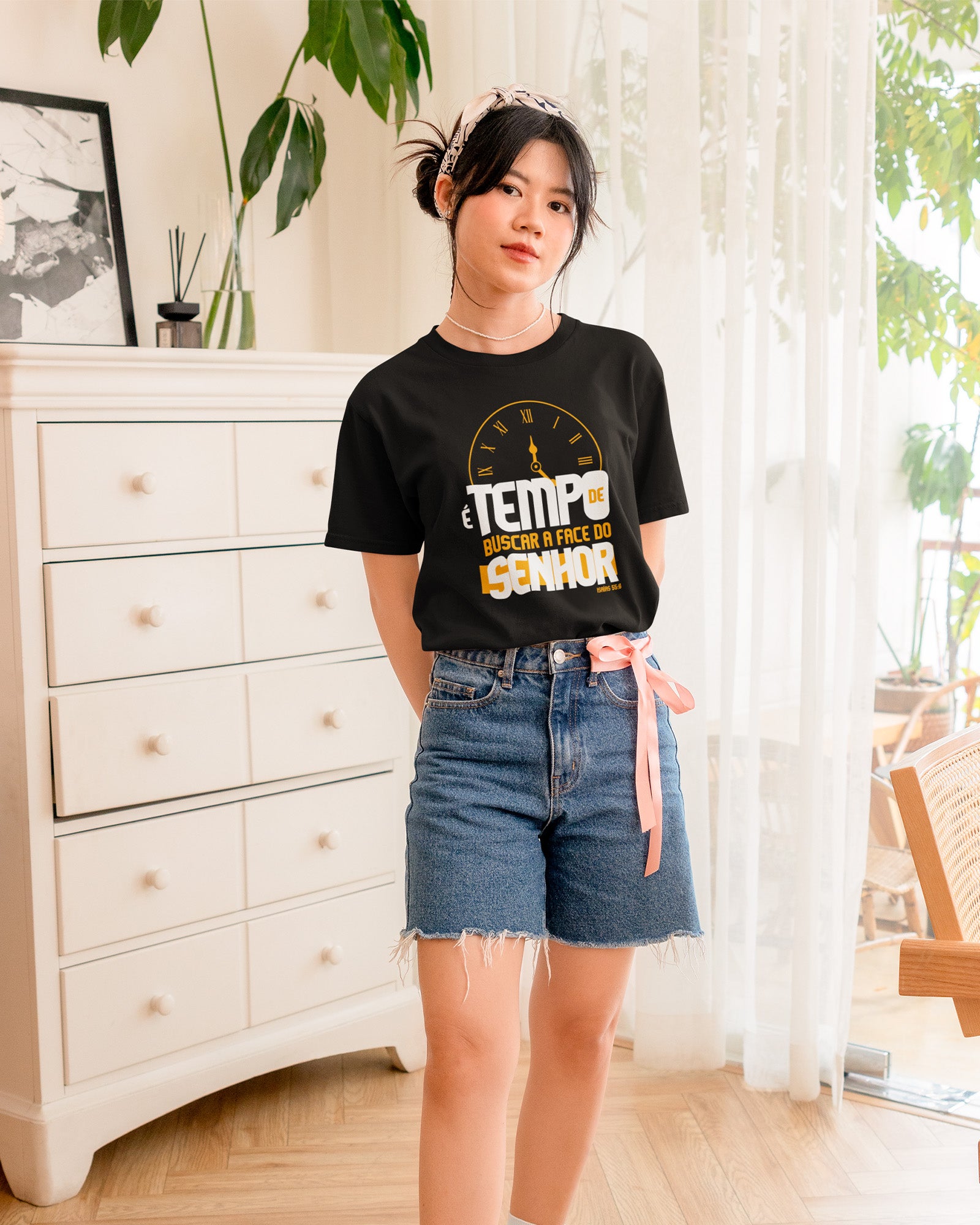 Camiseta de Algodão Isaías 55:6