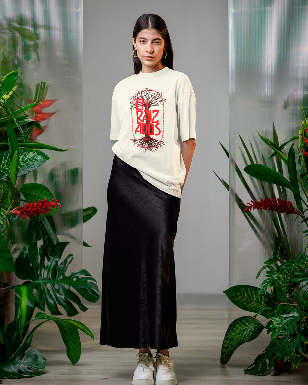 Camiseta de Algodão Enraizados