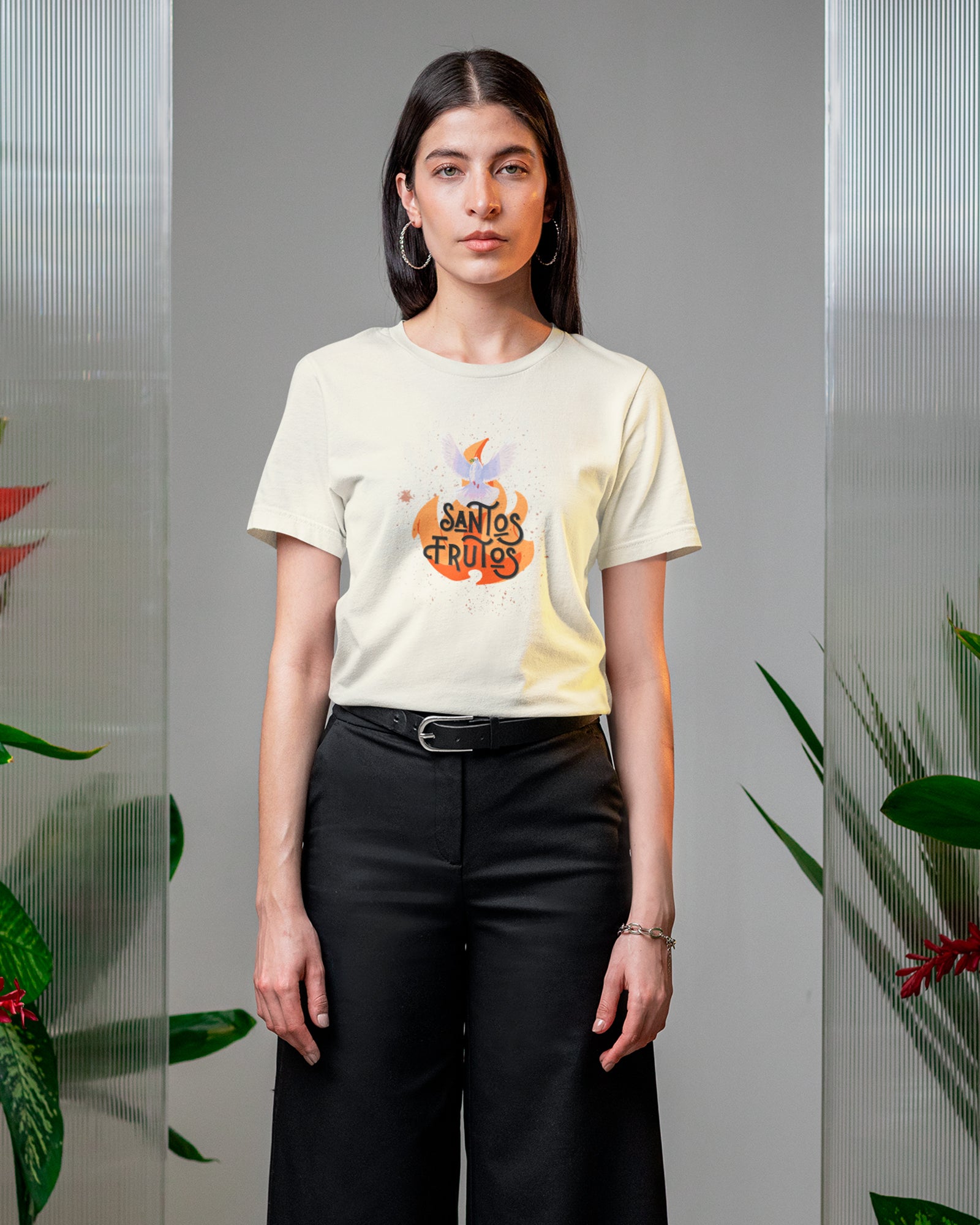 Camiseta de Algodão Santos Frutos