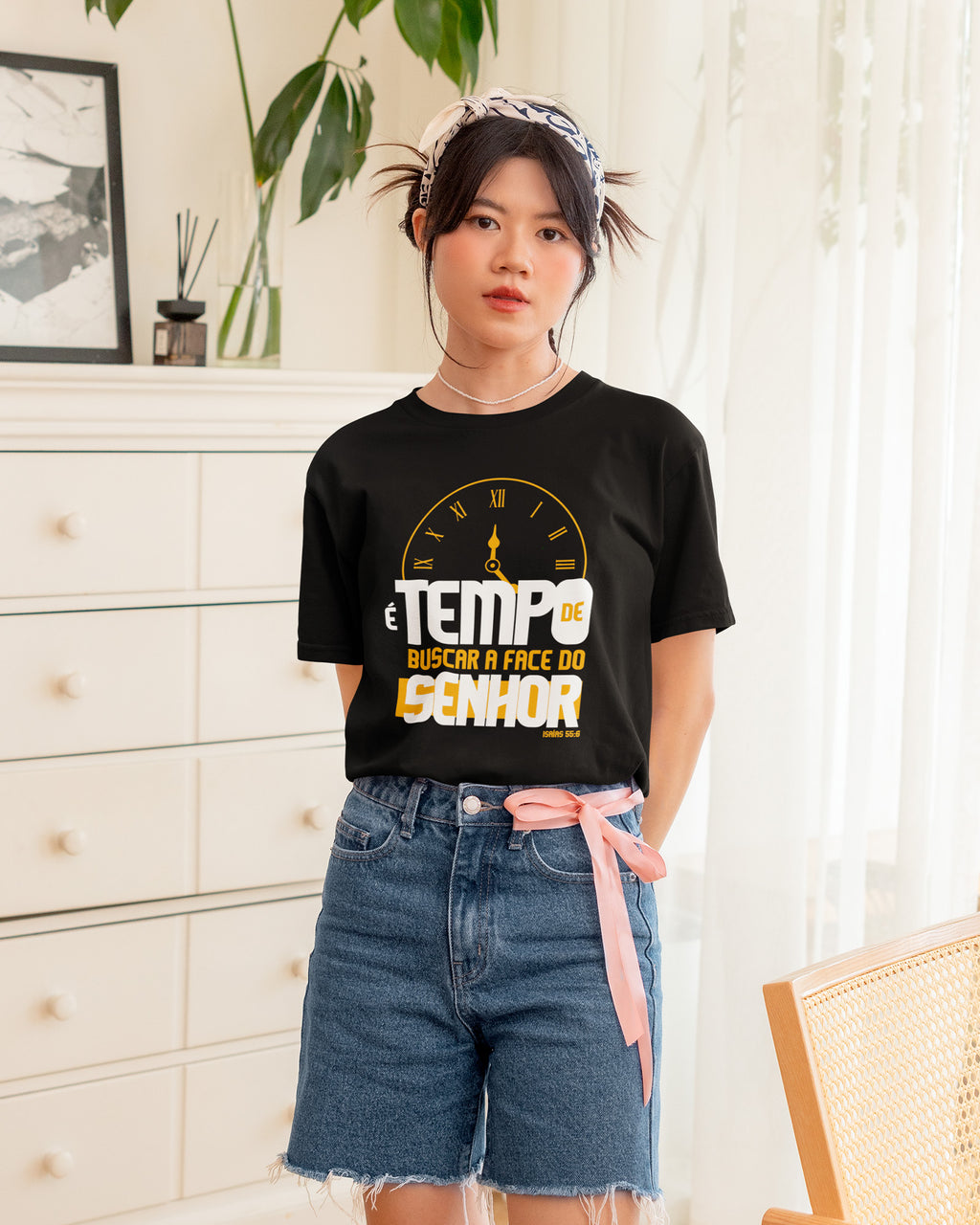 Camiseta de Algodão Isaías 55:6