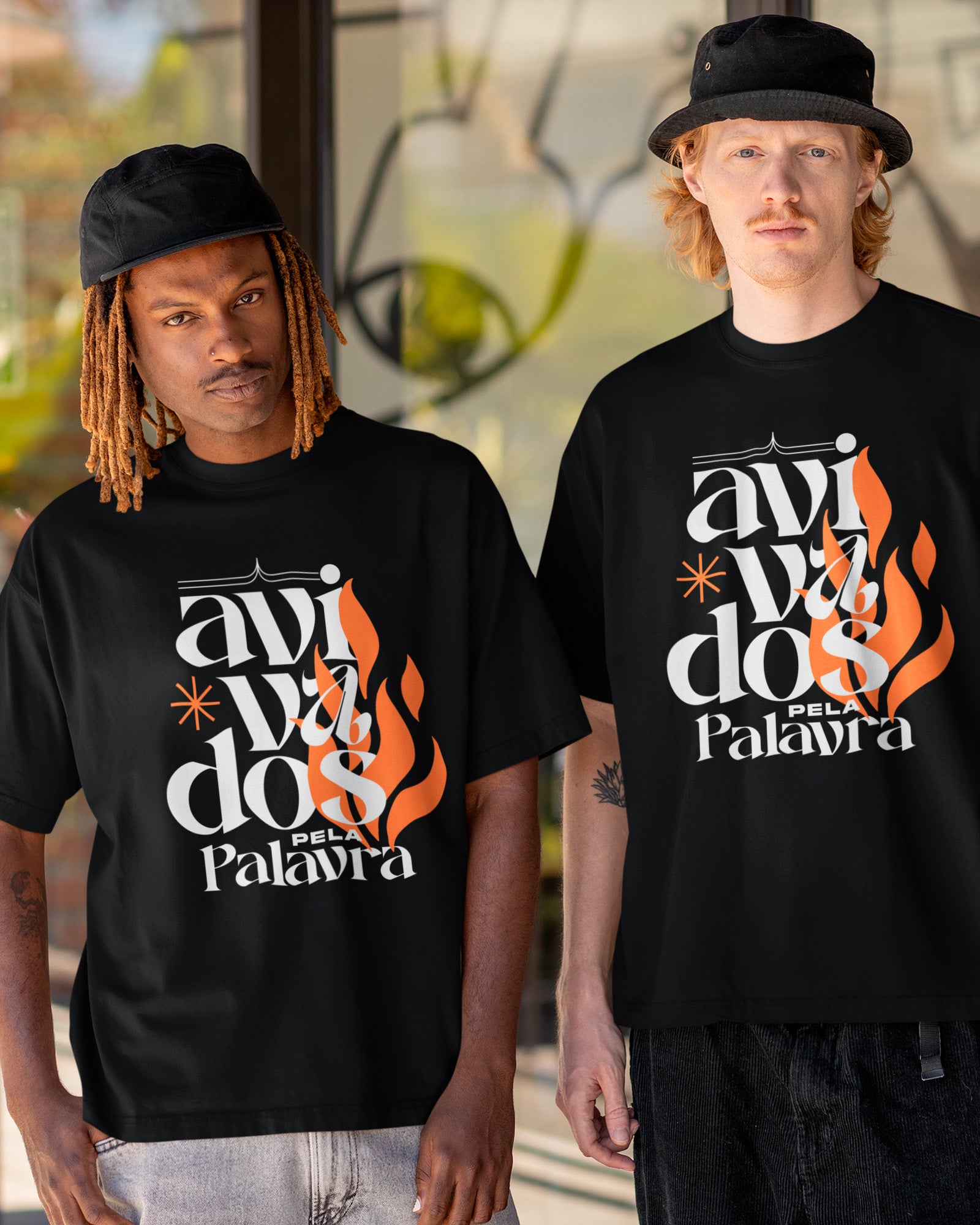 Camiseta de Algodão Avivados Pela Palavra