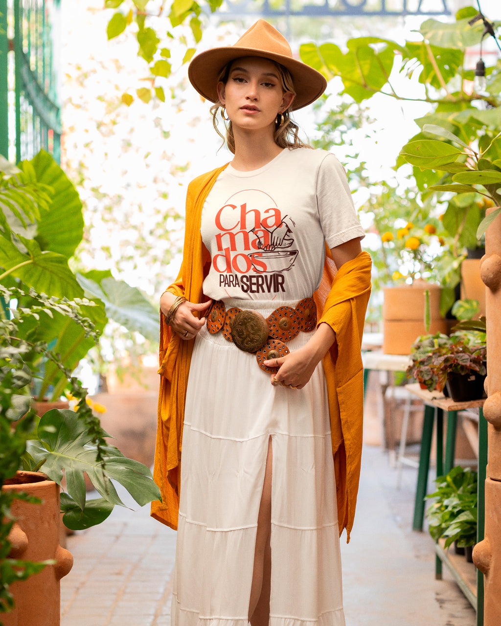 Camiseta de Algodão Chamados Para Servir