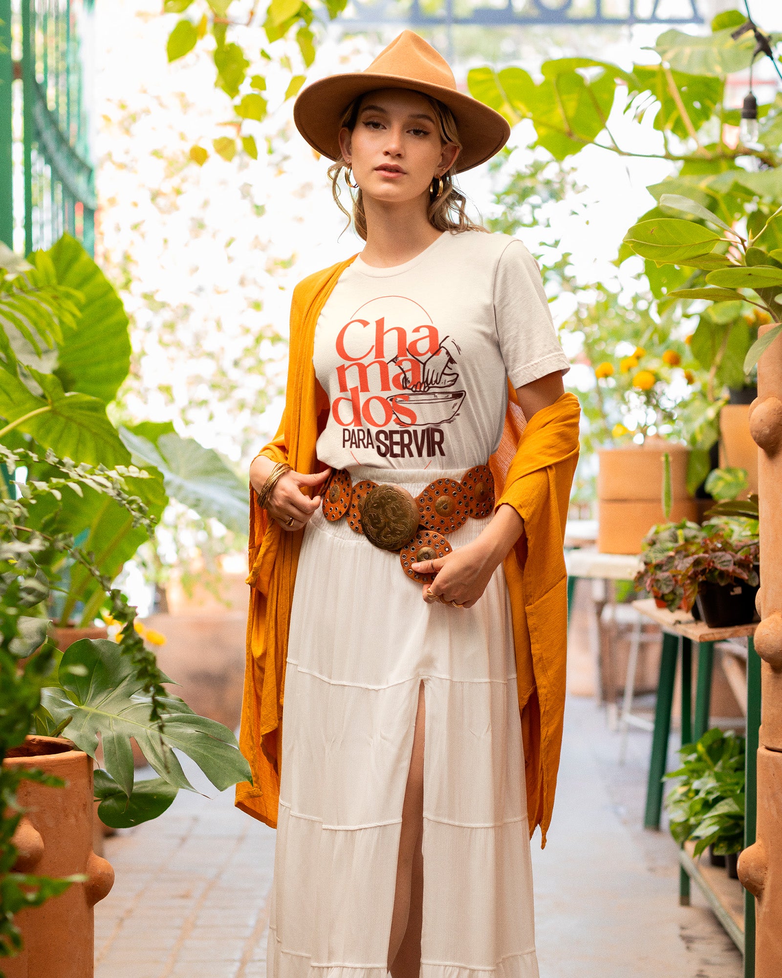 Camiseta de Algodão Chamados Para Servir