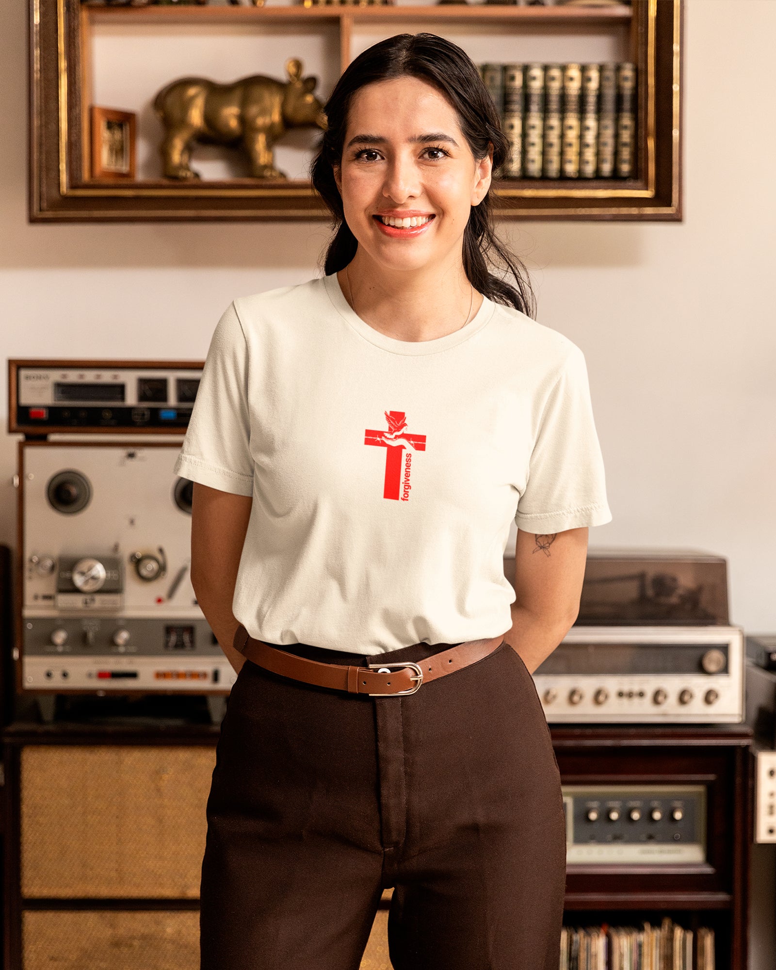 Camiseta de Algodão Forgiveness